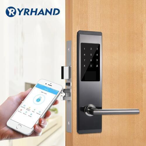 App Wifi Smart Door lock Security Electronic Touch Screen Access Control Lock Door Digital Keyless Code Deadbolt Lock
