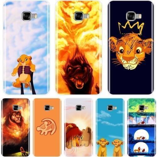 Phone Case For Samsung Galaxy C5 C7 C8 Silicone Soft Lion King Cool Anime Cute Kawaii Back Cover For Samsung Galaxy C5 C7 C9 Pro