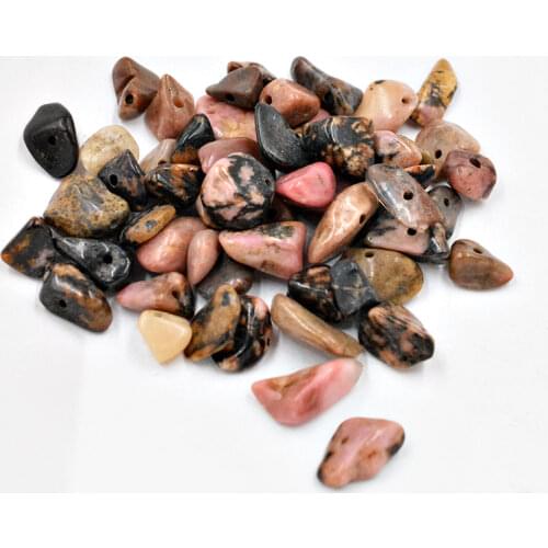 FLTMRH Natural Stone Irregular Shape Freeform Chip Bead Tiger eye Amethysts Agates Lapis lazuli For Jewelry Making DIY Necklace