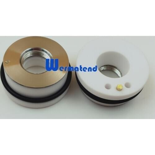 Wermatend High quality Precitec ceramic laser nozzle holder machinable ceramic part P00571-1051-00001for laser cutting machine
