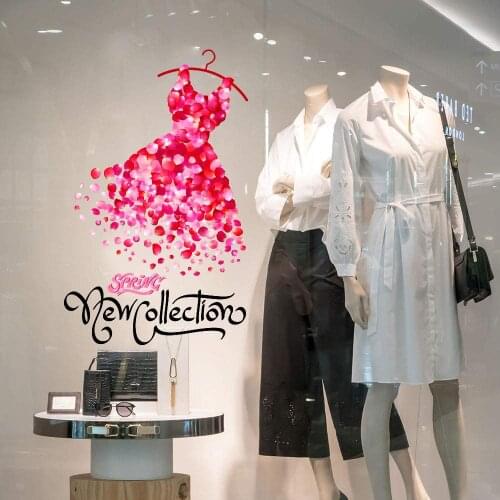 Kina UVNC0058 window sticker new spring-measurement 50x40 cm-showcases stores for new collection, stickers