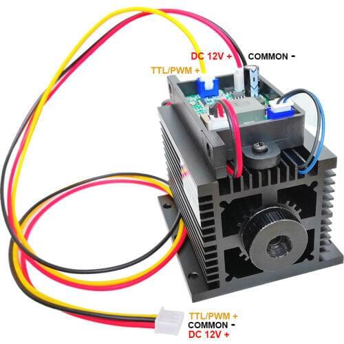 High Power Laser Head Module 15W Diode Engraver Machine Printer CNC Cutter Parts with TTL PWM for engraving cutting diy