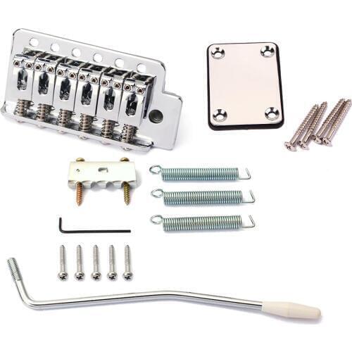 NEW Replacement Electric Guitar Tremolo Bridge Neck Plate Kit for Stratocaster Strat