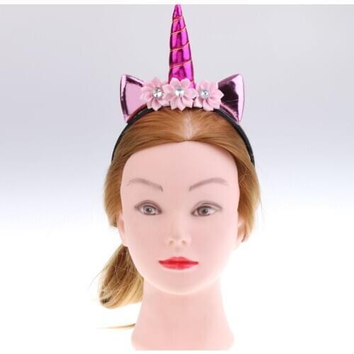 Unicorn Horn Headband Girls Unicorn Headpiece Cosplay Baby Shower Headband