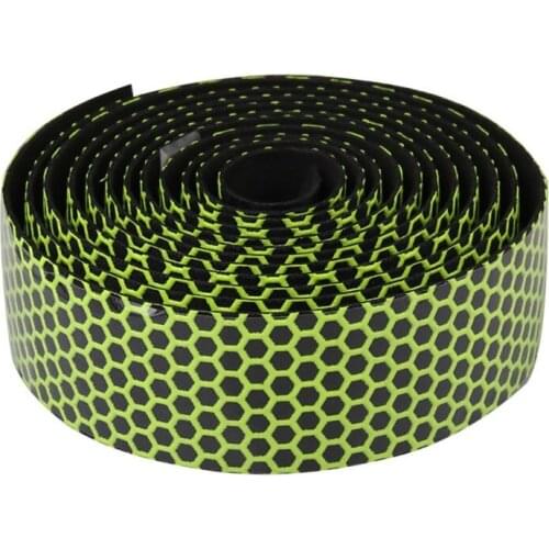 Cycling Road Bike Handlebar Anti-slip Tape Bicycle Handle Bar Tapes Wrap Pattern Sponge Fixing Straps Bicycle Accessories