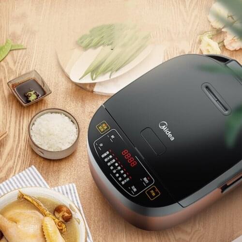 Midea Electric rice cooker 5L large capacity multi-function intelligent reservation metal body household rice cooker