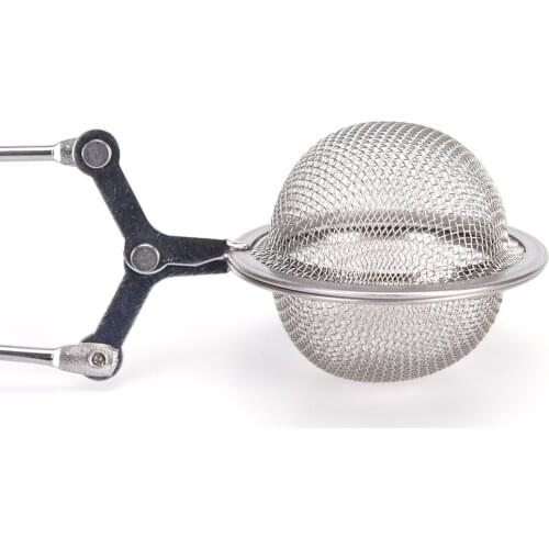 3 Pcs/Lot Tea Infuser In Mesh Tea Ball Infuser Tea Strainer Filter with Handle Stainless Steel Tea Mesh Ball Filter