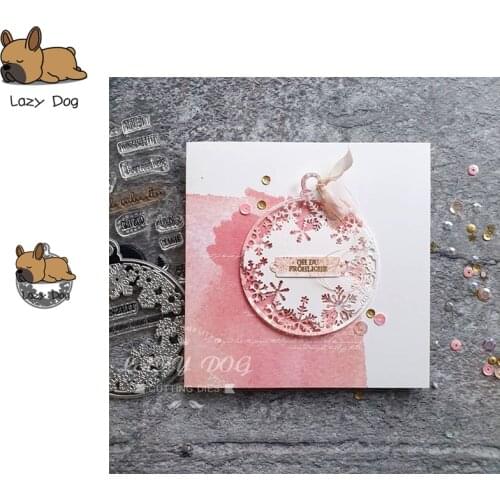 Snow Wreath Metal Cutting Dies Scrapbooking Stencil DIY Decorative Craft Embossing Die Cuts Card Making New Dies For 2019