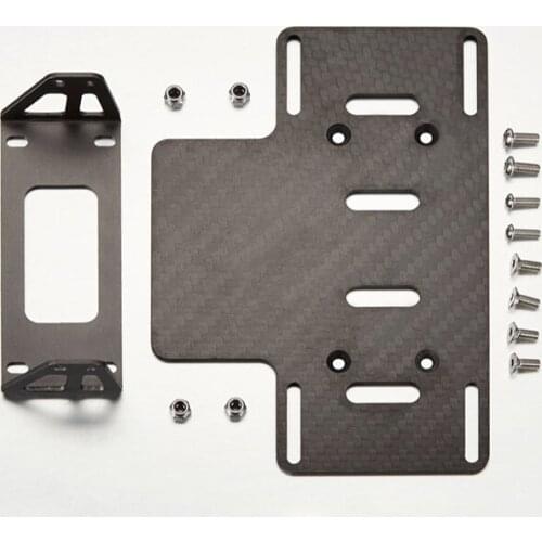 TFL RC Car accessories 1/10 Metal Central Battery Servo Tray Base For C1507 T-10 Crawler Chassis TH05162-SMT6