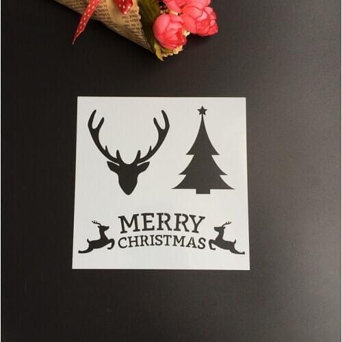 1Pcs 13*13cm Scapbook Stencil Cake Decorating Tool scrapbooking DIY Decorating Stencil Fondant Pattern Printing Spray Template