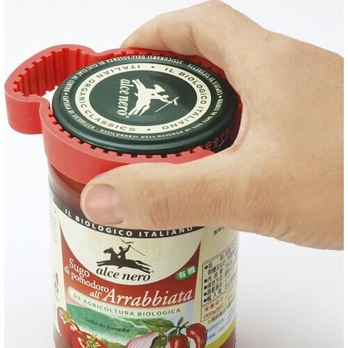 Japan Silicone Resin Lid Jar Opener Screw Cap Jar Bottle Opener Can Opener Manual Non-slip Twist Cap Opener Kitchen Gadget