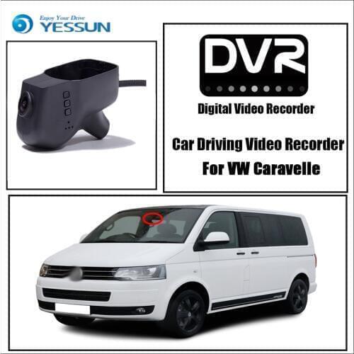 YESSUN for Volkswagen Caravelle Car DVR Driving Video Recorder Mini Control APP Wifi Camera FHD 1080P Registrator Dash Cam