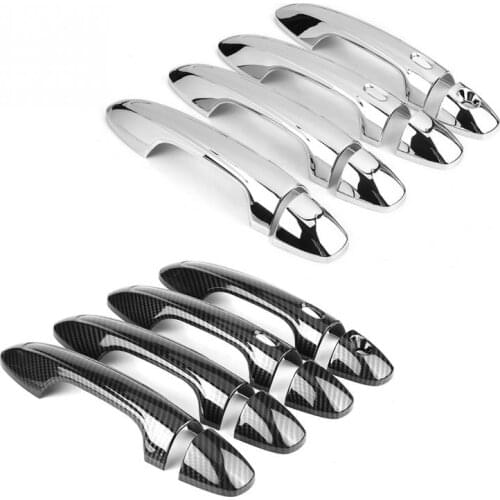 4pcs Car Door Handle Cover Trim for Toyota Yaris VIOS (XP150) 2013 2014 2015 2016 2017 2018 Car styling New