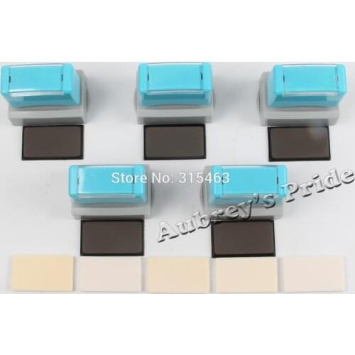 5Pcs Rectangle HD-10x35mm Holder Rubber Pad Sponge Free Edge Sealing for Flash Stamp Shell Material Selfinking Stamping