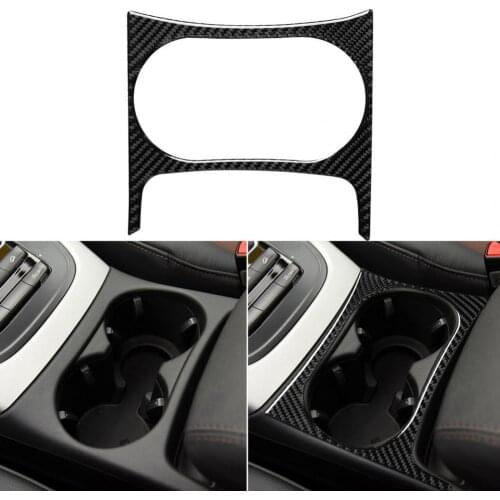 80% Hot Sales!! Cup Panel Trim Auto Parts Replacement Carbon Fiber Car Interior Cup Panel Sticker for Audi Q5 8R 2010-2018 SQ5 8