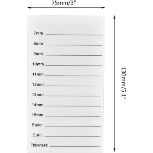 Acrylic False Eyelashes Stand Pad Pallet Lashes Holder with Tick Mark Fake Lashes Extension Essential Tool