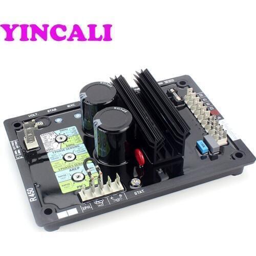 Brushless Generator Spare Parts AVR R450 Automatic Voltage Regulator Single or three phase voltage sensing with optional module