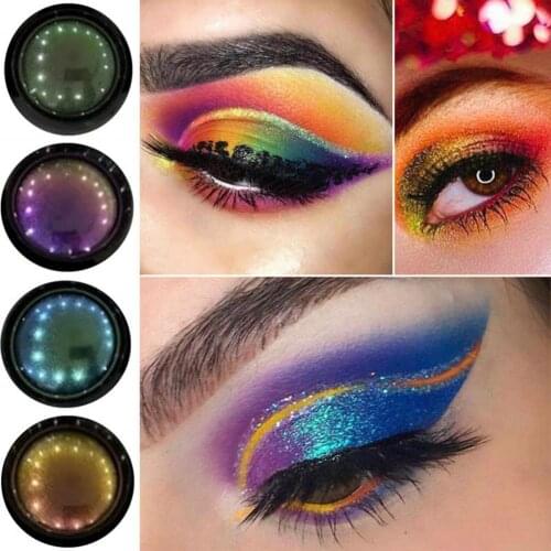 Glitter Eyeshadow Punk Longwear Cosmetics Eye Makeup Eyeshadow Powder for Gathering