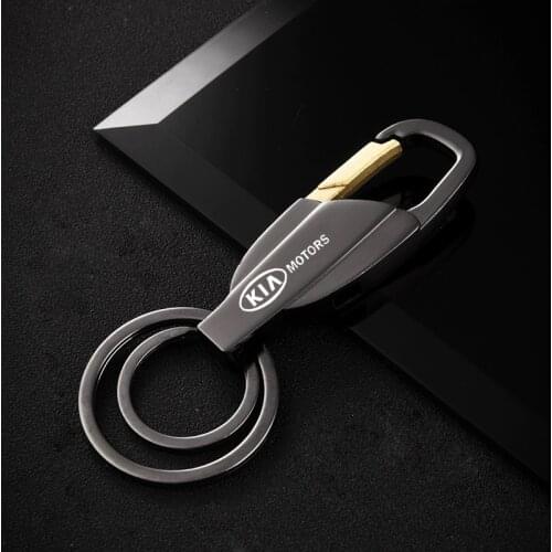 Kia K2 / 3/4/5 Stinger Sportage Sorento Car Metal Car Logo Keychain Fashion Zinc Alloy Keyring Car Keychain