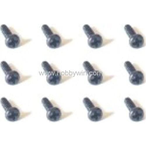 HBX part 24760 Countersunk Self Tapping Screw 2*6mm 12pcs For Haiboxing 1/24 RC Buggy Car Truck