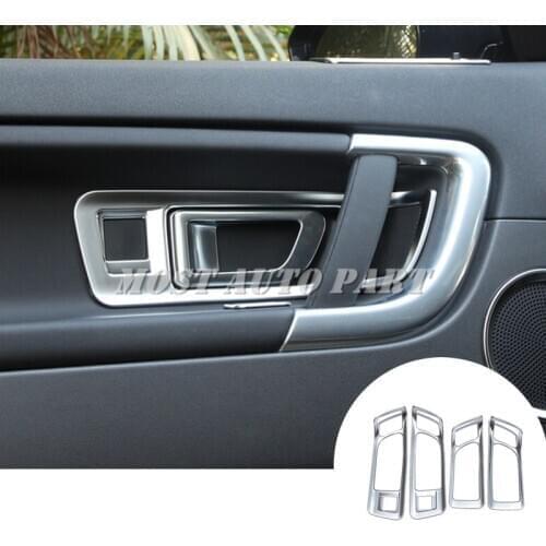 Inner Car Door Handle Bowl Cover 4pcs For Land Rover Discovery Sport 2015-2018 Car accesories interior Car decoration