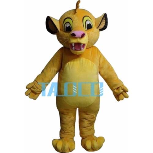 Masoct Lion King Simba Mascot Costume Custom Fancy Costume Anime Cosplay Kits Mascotte Theme