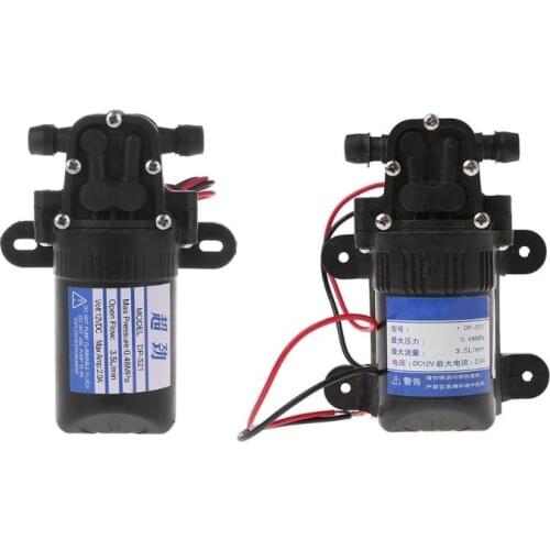 DC 12V 3.5L/Min 0.48MPa 70 PSI Diaphragm High Pressure Self Priming Water Pump