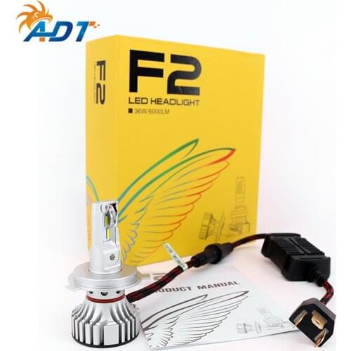 Multi-model LED Headlight F2 Series H1 H3 H7 H8 H9 H10 H11 9005 9006 881 880 H16 5202 H4 H13 9004 9007 6000LM