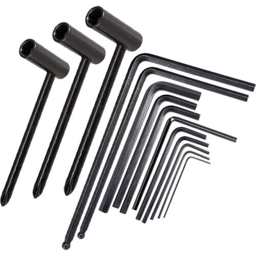14Pcs Guitar Wrench Set, 4mm & 5mm Ball End Truss Rod Wrench Tool, Fit Most Guitar Neck Bridge Nut Locking Adjustment