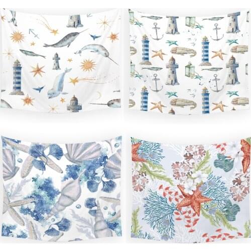 Marine life turtles and octopuses wall decor tie dye tapestry tapestry anime tapestry wall hanging tapestry anime one direction