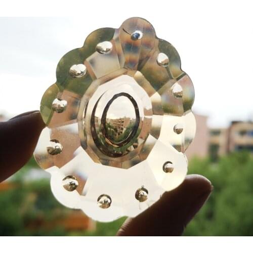 New Arrival 10pcs 63mm Crystal Marquis Cognac Chandelier Lighting Pendants Free Rings Diy Window Suncatchers Christmas Tree Deco