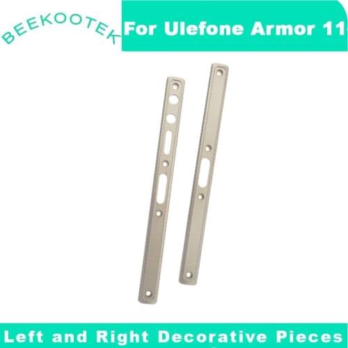 Original Ulefone Armor 11 Left Right Metal Decoration Frame Replacement Parts For Ulefone Armor 11 6.1inch Android 10 5G Phone
