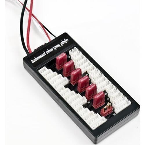 Hot2-6S Lipo Battery Parallel Charging Board Plate Adapter XT60 Charge Board optional T-plug Connector for Imax B6 B6AC Charger