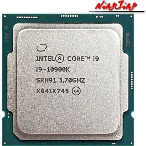Intel Core i9-10900K i9 10900K 3.7 GHz Ten-Core Twenty-Thread CPU Processor L3=20M 125W LGA 1200