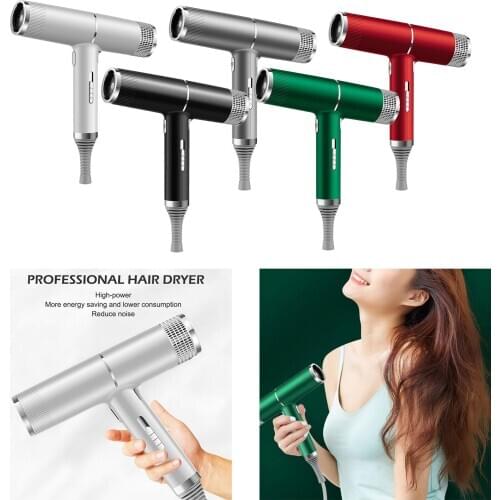 Professional Ionic Hair Dryer Hair Blower w/Concentrator Diffuser Electric Hair Dryer Household Salon Hairdressing Blow Canister