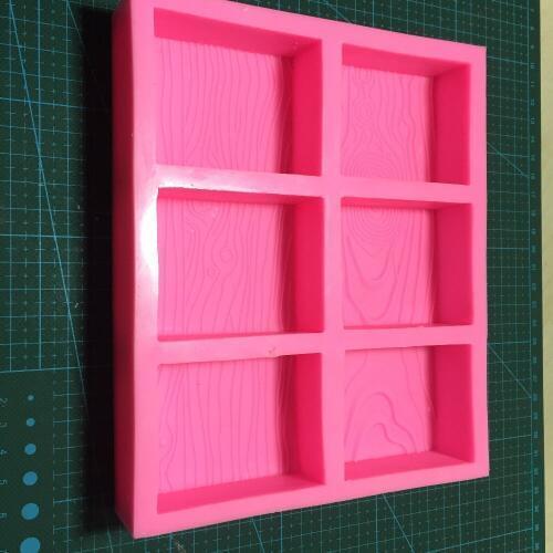PRZY Silicone Mold Soap Forms Soaps Silicone Molds One Piece Six Hole Moulds Eco-friendly 01 CIQ,FDA,LFGB