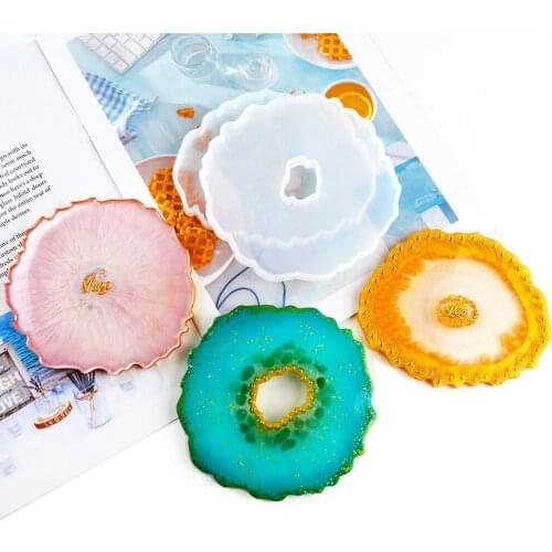 DIY Coaster Silicone Mold for UN Resin Epoxy Handmade Crystal Table Decoration Accessories Top Quality