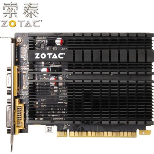 ZOTAC Graphics Cards GeForce GT610-2G GDDR3 GPU Map Video Card For NVIDIA Original GT 610 2GD3 64Bit Dvi VGA PCI-E 2GB Used