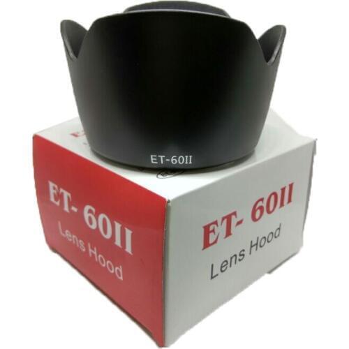 10pcs/lot ET-60II flower shape Petal Buckle camera Lens Hood for Canon EF 75-300MM F/4-5.6 III EF-S 55-250MM F/4-5.6 IS with box