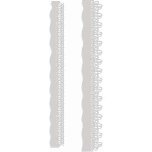 2020 New Edge Embossing Metal Cutting Dies For Making Craft Lace Decoration Greeting Card Album Paper Scrapbooking No Stamps Set