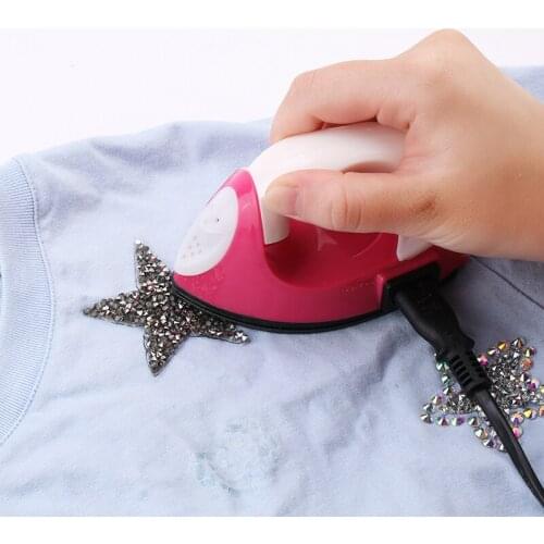 5pcs Star Rhinestone Mixed Embroidered Iron on Patch for Clothing Hot Fix Glue on Beaded