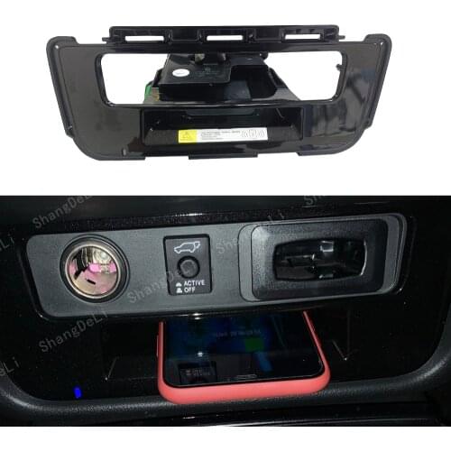 Car Wireless Charger Qi Standard Fast Charging Phone Charger For Mitsubishi Outlander 2017 2018 2019 2020