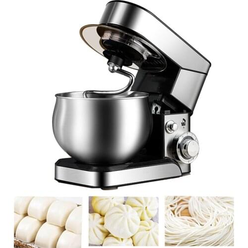 Household Stainless Steel Food Mixer Knead Dough Cake Bread Chef Machine Kitchen Electric Stand Blender Eggs Beater 1200W
