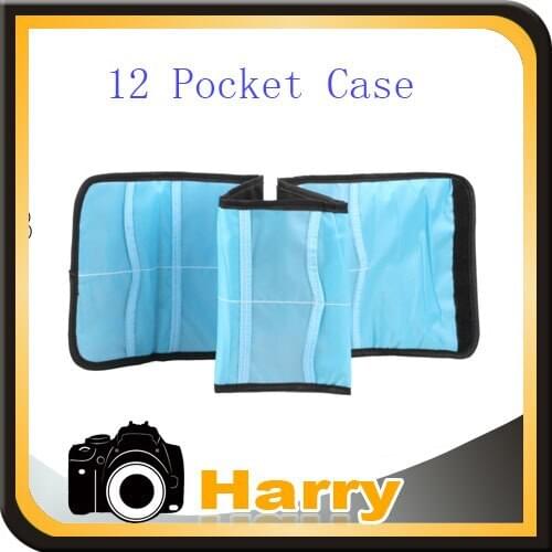 Camera Filter UV CPL Wallet 12 Pocket Case Pouch Carry Bag For 49 52 55 58 62 67 72 77 82mm UV FLD CPL MC-UV filter