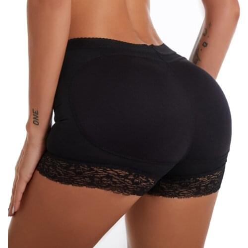 Ladies Body Shaper Padded Butt Lifter Panty Butt Hip Enhancer Seamless Shapwear Briefs Push Up Panties Plus Size Booty Shorts