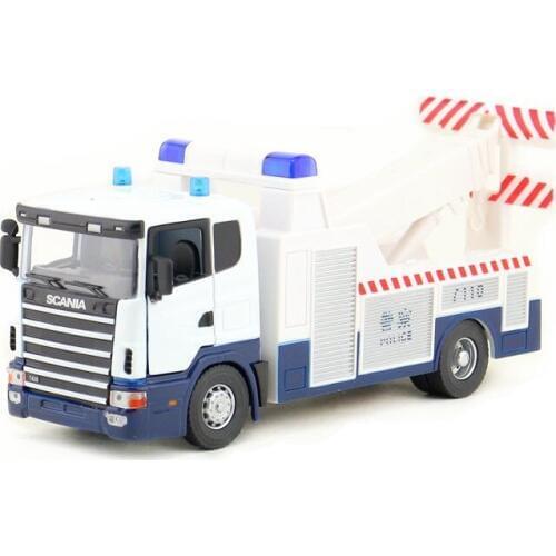 JOYCITY/1:43 Scale/Diecast Model/SCANIA Road Protection Truck Toy/Educational Collection/Gift For Children/Engineering Car