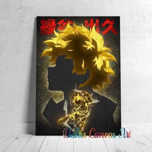 Anime Canvas Deku My Hero Academia Pictures Home Decoration Paintings Poster HD Prints Wall Art Modular Living Room Framed
