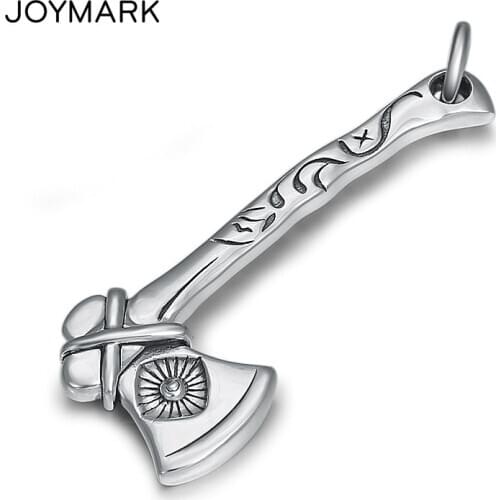 JOYMARK Gods Eye Sterling Silver Hammer Pendant 925 Silver Jewelry Pendant For Men and Women Axe Tool Pendants TSP250