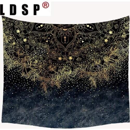 LDSP Mandala Bohemia Geometry Tapestry Wall Hanging Covering Rugs Background Cloth Beach Mat Blanket Art Bedroom Dorm Home Decor