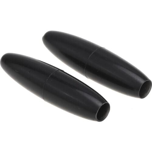 Musiclily Pro 5mm Plastic Guitar Tremolo Arm Tips for 4.8mm Diameter Strat Whammy Bar, Black (2 Pieces)